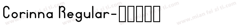 Corinna Regular字体转换